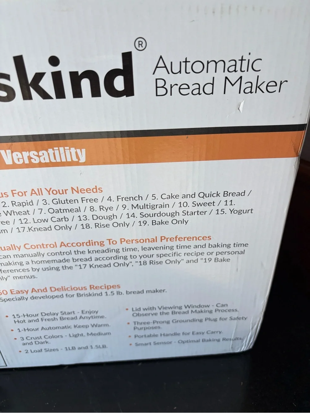 Stainless Steel Automatic Bread Maker - Silver